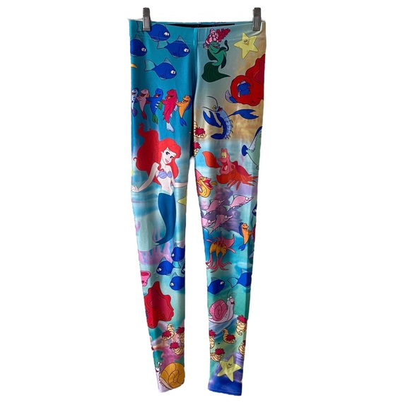 Blackmilk Disney The Little Mermaid Leggings pants sz Small - multicolored - Picture 3 of 16